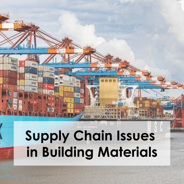 supply chain issues in building materials blog